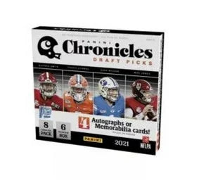 2021 Panini Chronicles Draft Picks Football 1st Off The Line Hobby Box