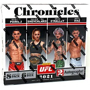 2021 Panini Chronicles UFC Hobby 12 Box Case