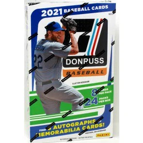2021 Panini Donruss Baseball Hobby 16 Box Case (Ships Sealed Only)