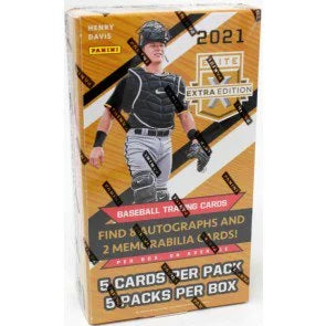 2021 Panini Elite Extra Edition Baseball Hobby Box (Ships Sealed Only)