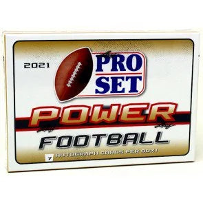 2021 Pro Set Power Football Hobby Box NIL Athletes (Ships Sealed Only)