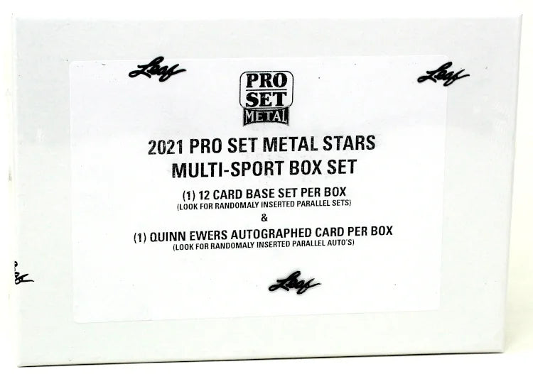 2021 Pro Set Sports Metal Stars Multi-Sport Box Set - 10 Set Case