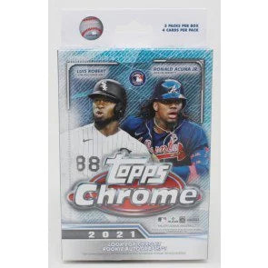 2021 Topps Chrome Baseball Hanger Pack 20 Box Lot (Ships Sealed Only)