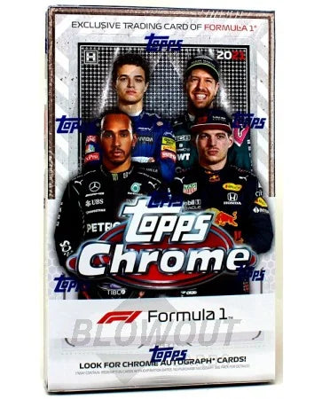 DRAFT - 2021 Topps Chrome Formula 1 Racing Hobby Case | 12 Boxes