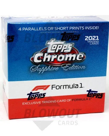 DRAFT - 2021 Topps Chrome Formula 1 Racing Sapphire Edition | 10-Box Case