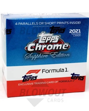 DRAFT - 2021 Topps Chrome Formula 1 Racing | Sapphire Edition Box