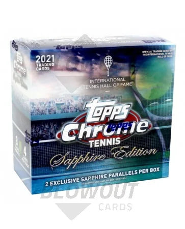 DRAFT - 2021 Topps Chrome Tennis Sapphire Edition Box | 8 Packs