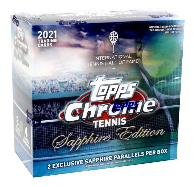2021 Topps Chrome Tennis Sapphire Edition Box