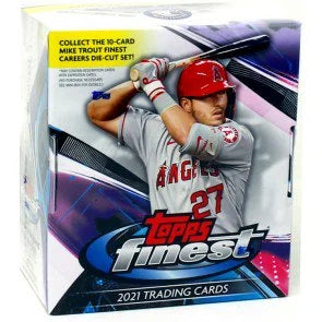 2021 Topps Finest Baseball Hobby 8 Box Case (Ships Sealed Only)