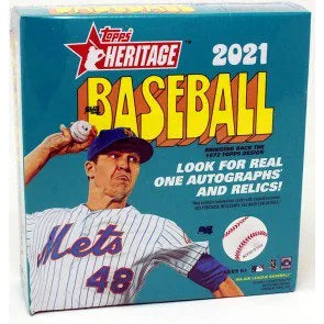 2021 Topps Heritage Baseball Mega Box (Ships Sealed Only)
