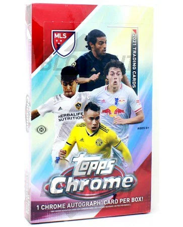 DRAFT - 2021 Topps Chrome MLS Soccer 12-Box Case | Sealed