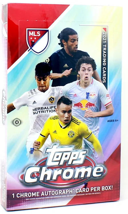 2021 Topps MLS Chrome Soccer 12 Box Case