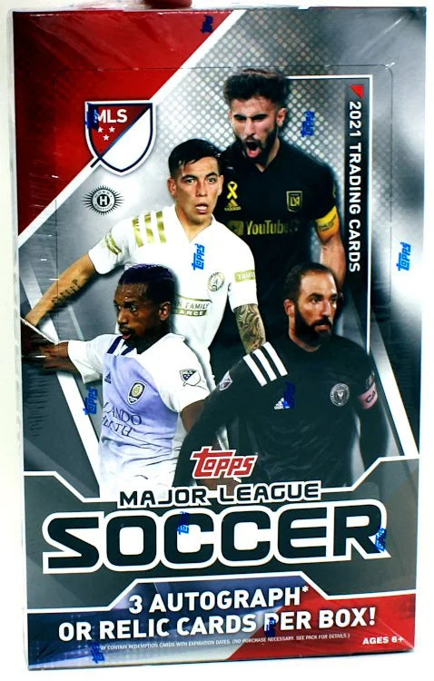 2021 Topps MLS Soccer Hobby 12 Box Case
