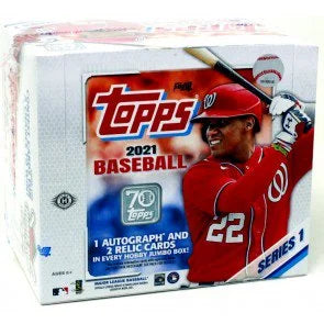 2021 Topps Series 1 Baseball Jumbo 6 Box Case (Ships Sealed Only)