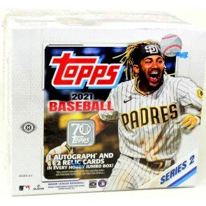 2021 Topps Series 2 Baseball Jumbo 6 Box Case (Ships Sealed Only)