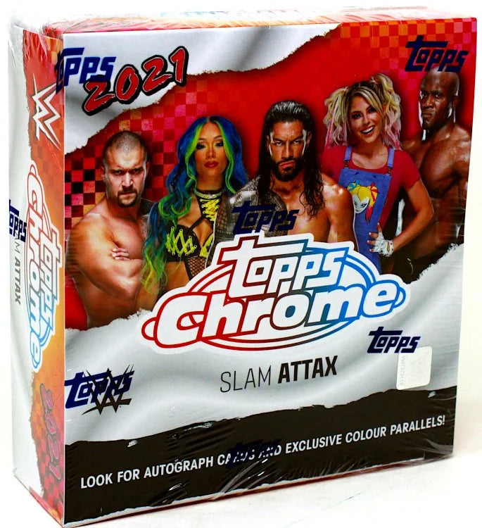 2021 Topps WWE Chrome Slam Attax Hobby Box