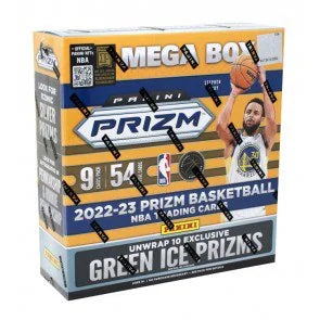 2022 23 Panini Prizm Basketball Mega Box Green Ice Parallels (Ships Sealed Only)