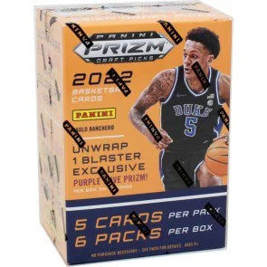 2022/23 Panini Prizm Collegiate Draft Picks Basketball Blaster 20 Box Case