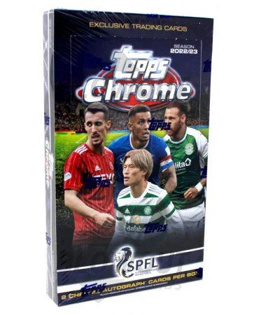 DRAFT - 2022-23 Topps Chrome SPFL Scottish Premier League Hobby Case | 12 Boxes