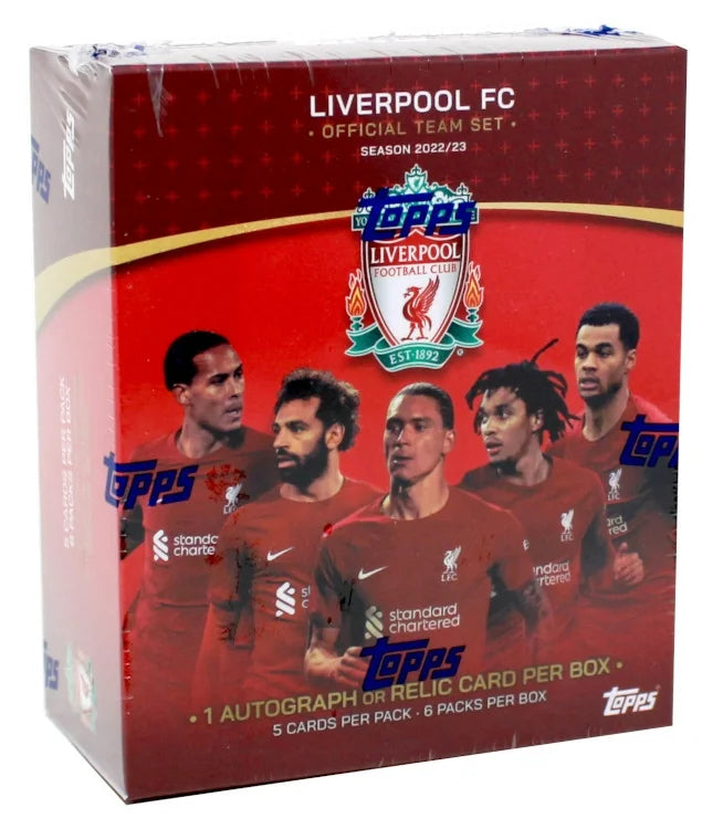 2022-23 Topps Liverpool FC Soccer Team Set 20 Box Lot