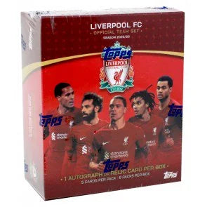 2022/23 Topps Liverpool FC Soccer Team Set Box