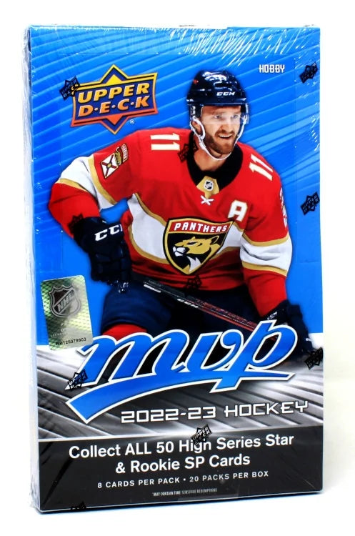 2022-23 Upper Deck MVP Hockey Hobby Box (Ships Sealed Only)