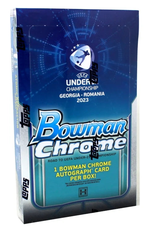 2022 Bowman Chrome Road to UEFA Under 21 European Championship Soccer Hobby Box
