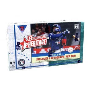 2022 Bowman Heritage Baseball Hobby Box (Ships Sealed Only)