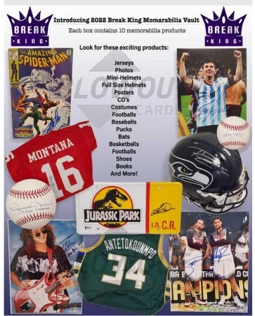 DRAFT - 2022 Break King Memorabilia Vault Case | Multi-Sport Signed Items