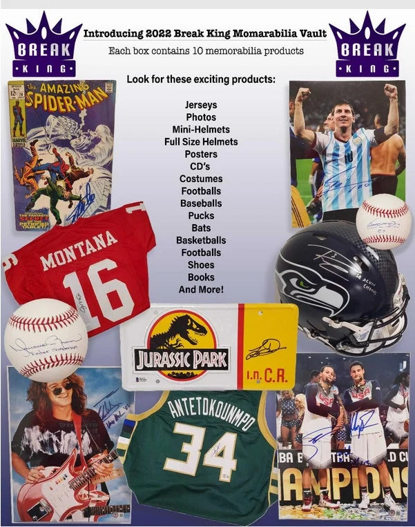 2022 Break King Memorabilia Vault Case