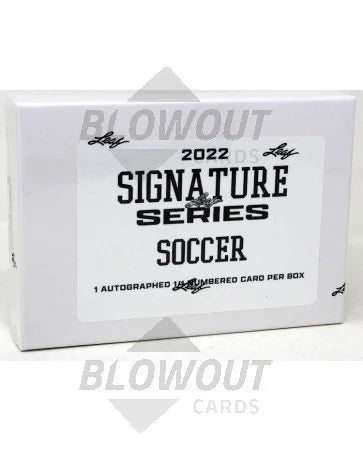 DRAFT - 2022 Leaf Signature Series Soccer Hobby Box | 1/1 Autographs