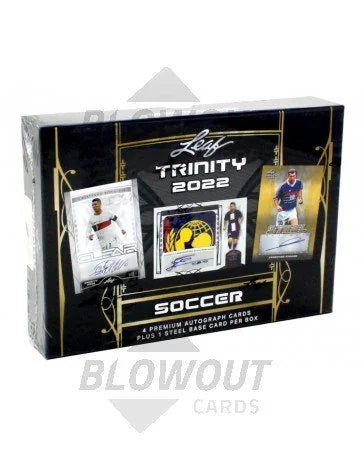 DRAFT - 2022 Leaf Trinity Soccer Hobby Case | 10 Boxes Sealed