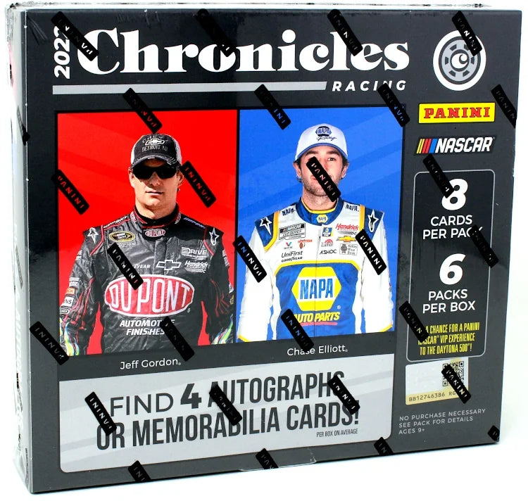 2022 Panini Chronicles Racing Hobby 16 Box Case