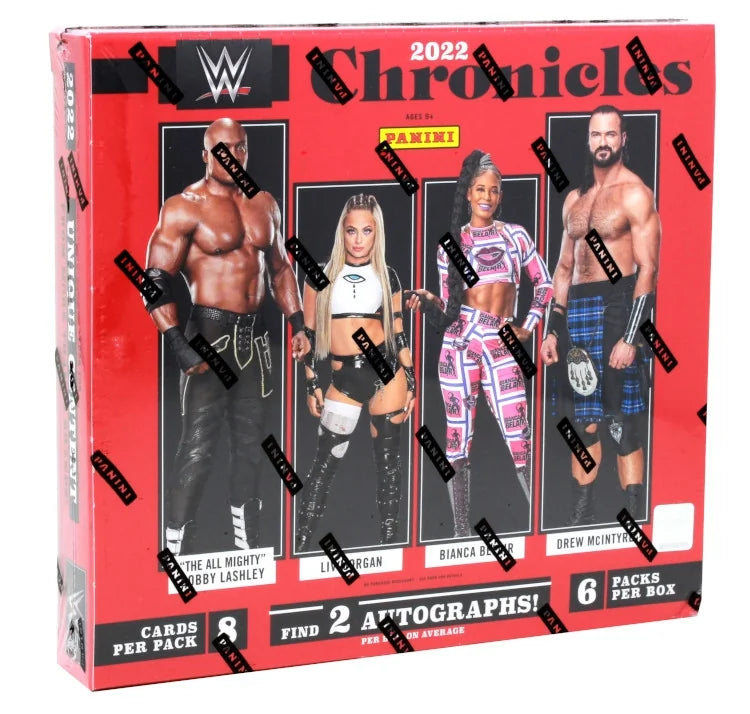 2022 Panini Chronicles WWE Hobby 12 Box Case