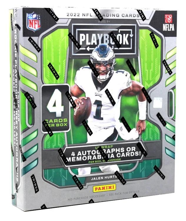 2022 Panini Playbook Football Hobby 16 Box Case