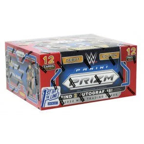 2022 Panini Prizm WWE 1st Off The Line Hobby 12 Box Case