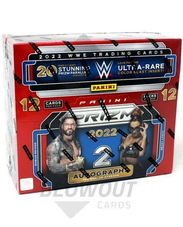 DRAFT - 2022 Panini Prizm WWE Hobby 12 Box Case | Autographs & Parallels