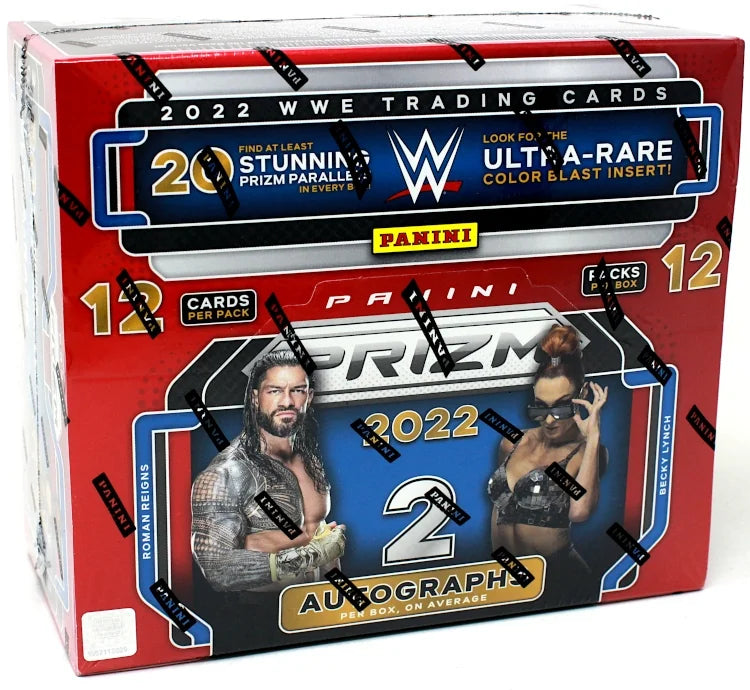 2022 Panini Prizm WWE Hobby 12 Box Case