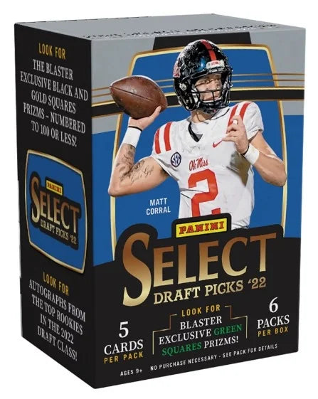 2022 Panini Select Draft Picks Football Fanatics Blaster 20 Box Case