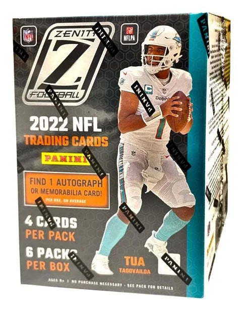 2022 Panini Zenith Football Blaster 20 Box Lot