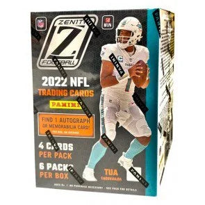2022 Panini Zenith Football Blaster Box 6 Packs (Ships Sealed Only)