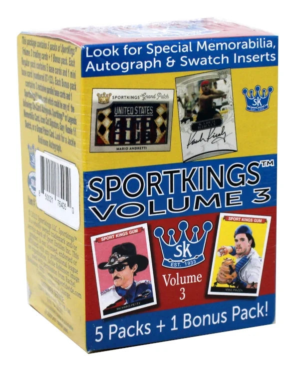 2022 Sport Kings Volume 3 Blaster 20 Box Lot