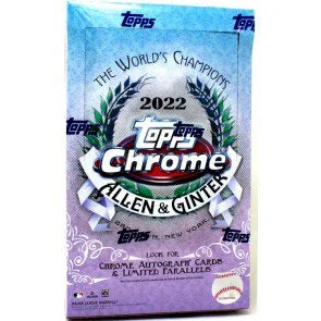 2022 Topps Allen Ginter Chrome Baseball Hobby 12 Box Case (Ships Sealed Only)