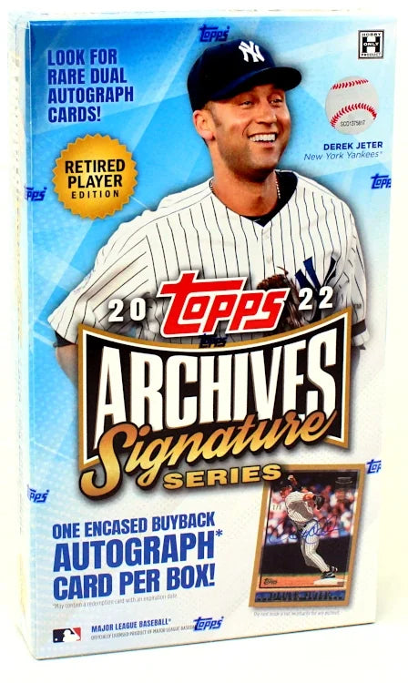 2022 Topps Archives Signature Series Retired Player Edition 20 Box Case (Ships Sealed Only)