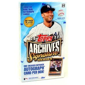 2022 Topps Archives Signature Series Retired Player Edition Baseball Box (Ships Sealed Only)