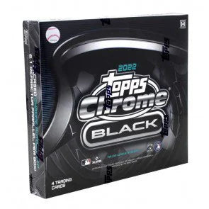 2022 Topps Chrome Black Baseball Hobby 12 Box Case (Ships Sealed Only)