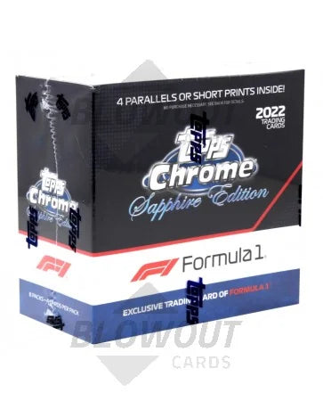 DRAFT - 2022 Topps Chrome Formula 1 Racing | Sapphire Edition 10-Box Case