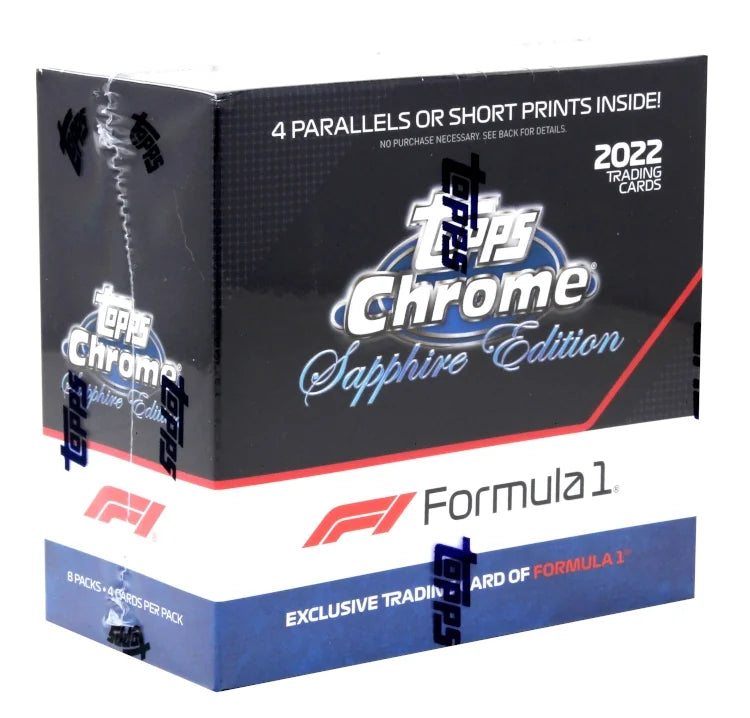 2022 Topps Chrome Formula 1 Racing Sapphire Edition 10 Box Case