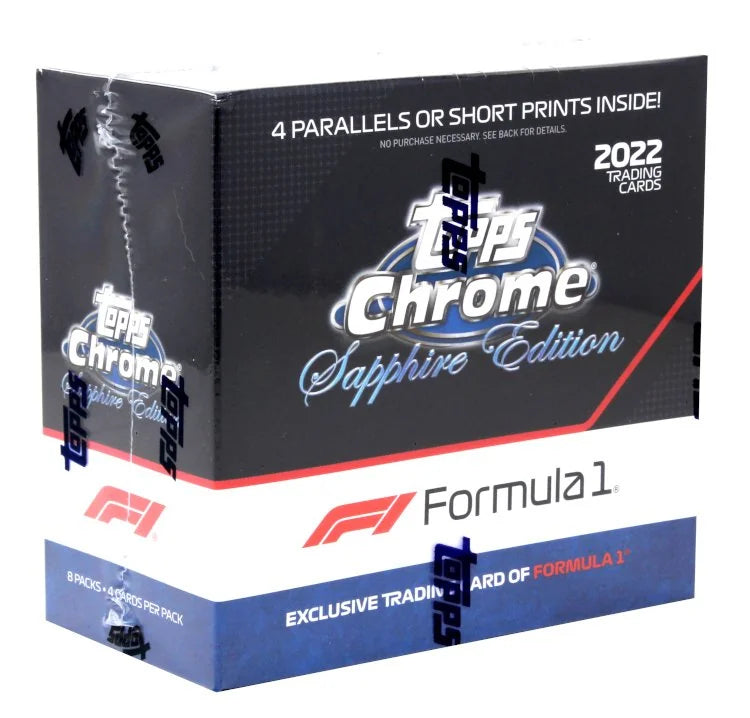 2022 Topps Chrome Formula 1 Racing Sapphire Edition Box