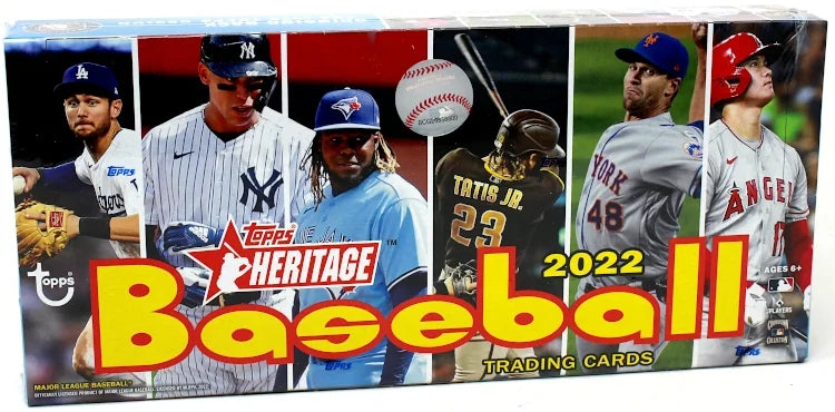 2022 Topps Heritage Baseball Hobby Case 12 Boxes 24 Packs Each (Ships Sealed Only)